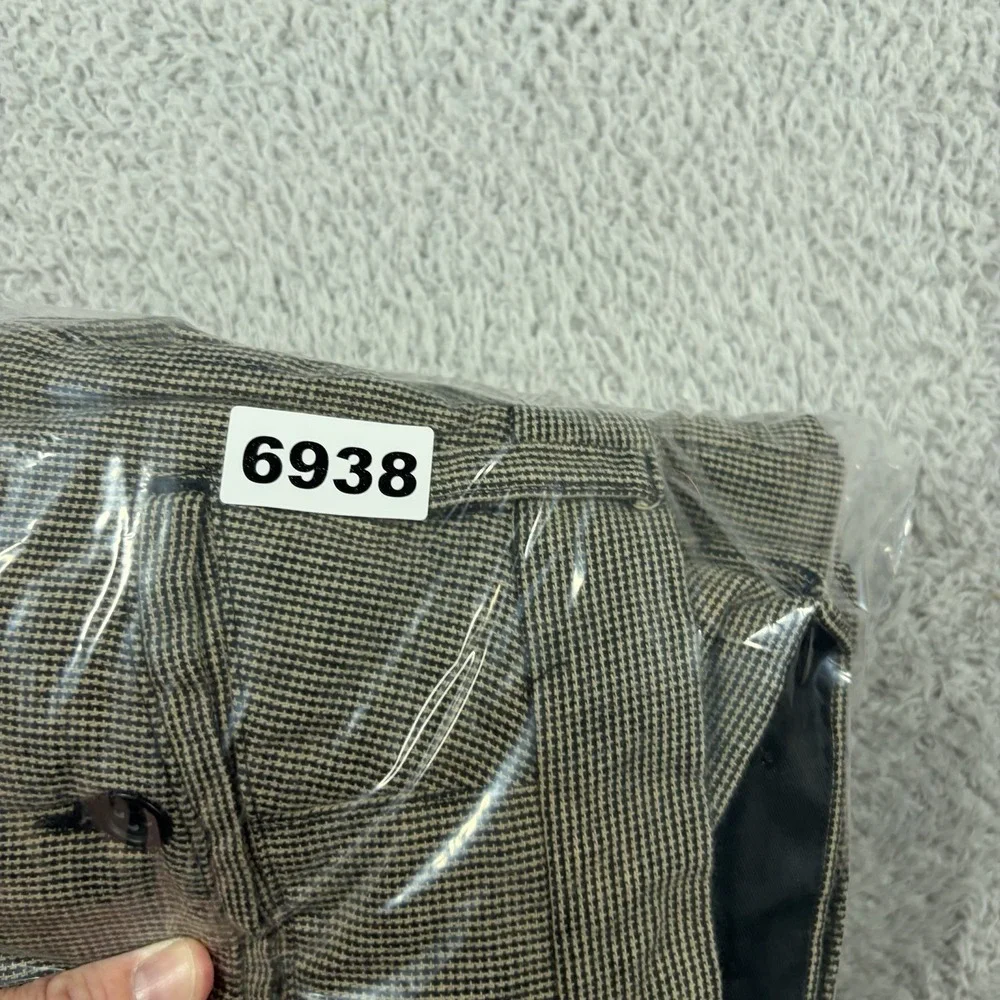 Banana Republic Smithfield Dress Pants Chino Houndstooth Mens 30R